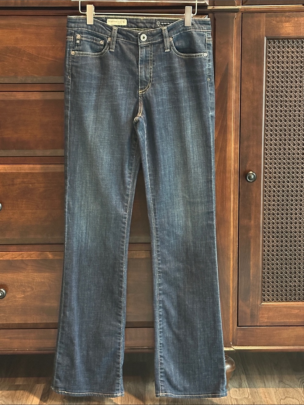 AG ADRIANO GOLDSCHMIED Mid-Rise Angel Boot Fit Jeans SIZE 28R GUC